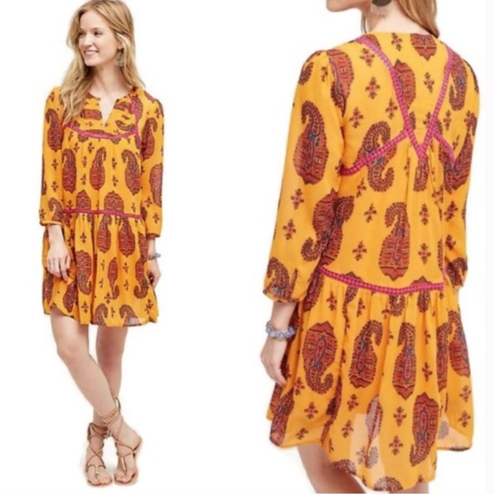 Anthropologie Holding Horses Betony Swing Dress